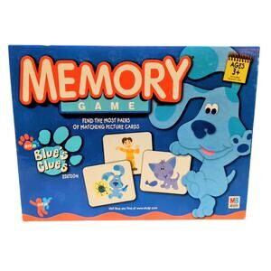 Blue's Clues Memory Game - Nick Jr. Nickelodeon - Complete - Ages 3-6 - GOOD